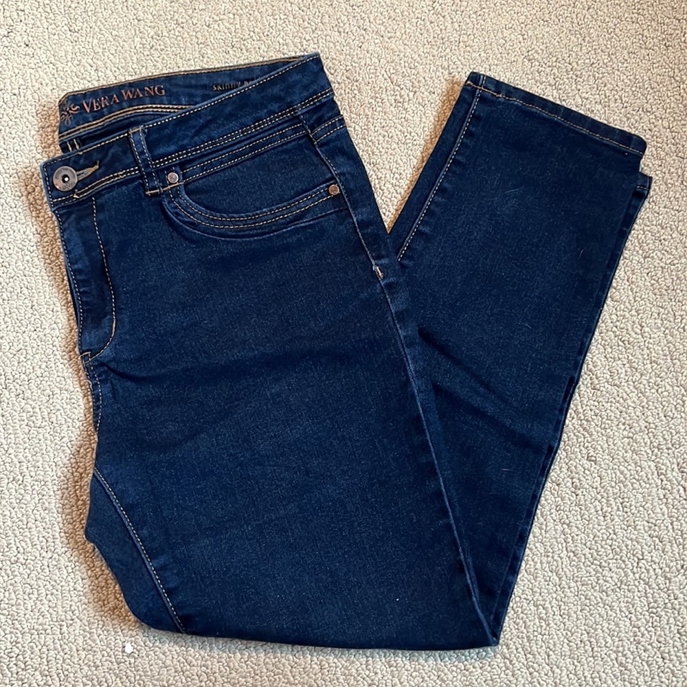SimplyVera Vera Wang crop skinny jeans